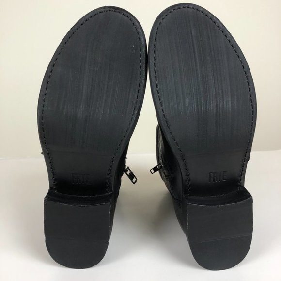 HP🎉 FRYE Vicky Engineer Boot 6.5 NEW in BOX Black - Picture 12 of 16